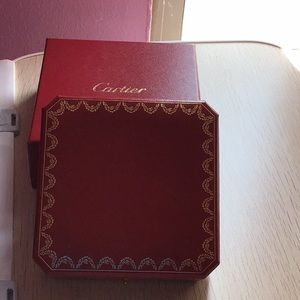 Cartier necklace box